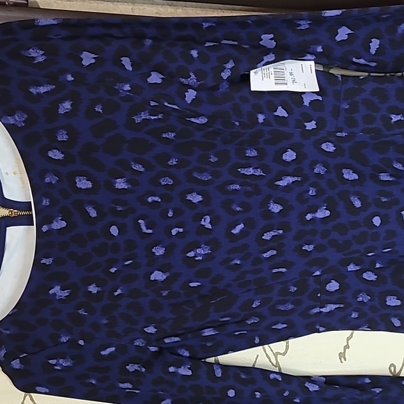 🎉 HOST PICK 🎉 NWT, Kate Spade Blue Leopard Dress size 2 - Picture 5 of 8